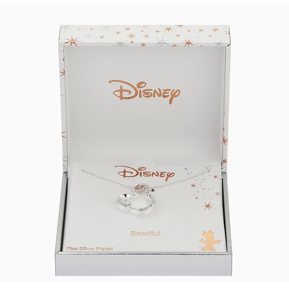🆕 Disney’s Minnie Mouse Bowtiful Crystal Necklace 🎀 - Picture 3 of 3